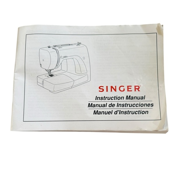 Vintage singer Simple 3116 White Instruction Manual in three languages - Picture 1 of 4
